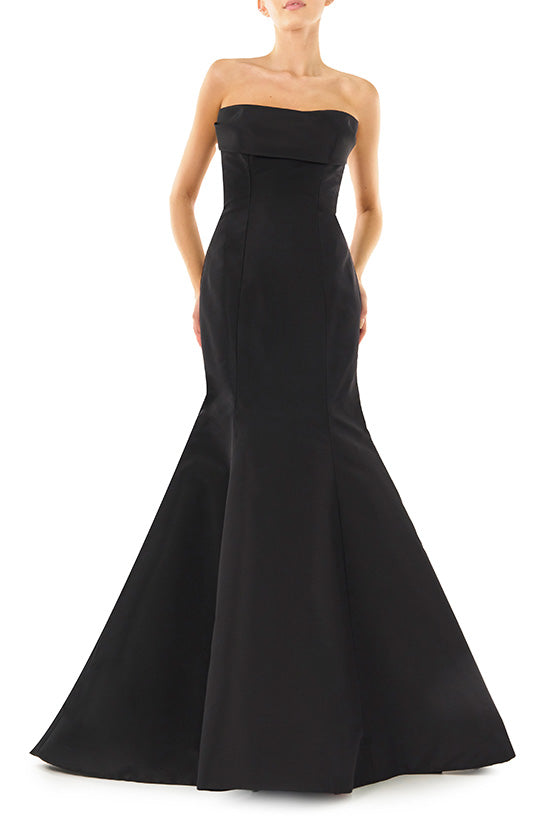 Strapless Faille Mermaid Gown