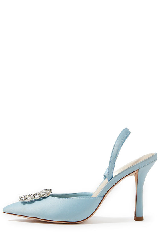 Carrie Satin Slingback