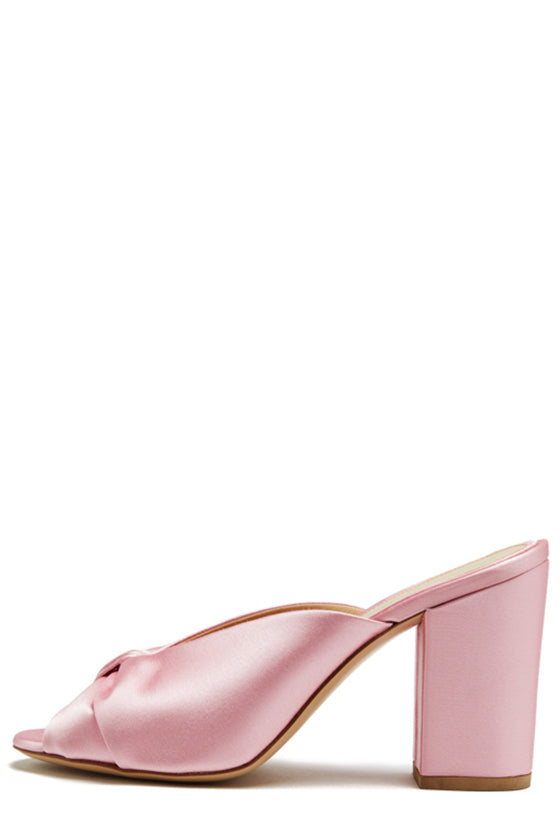 Dakota Satin Knotted Mule