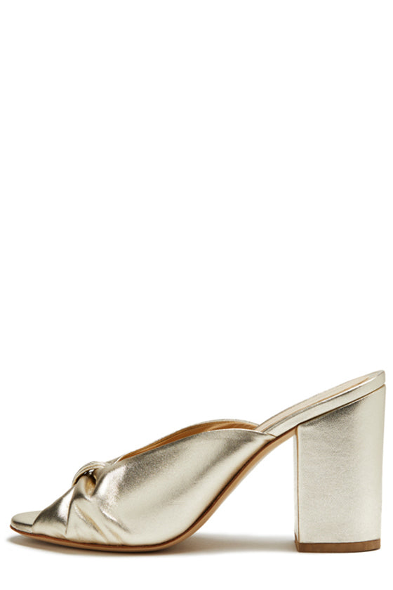 Dakota Leather Knotted Mule