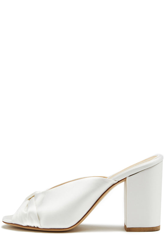 Dakota Satin Knotted Mule